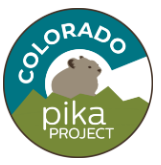 Logotipo del proyecto Colorado Pika