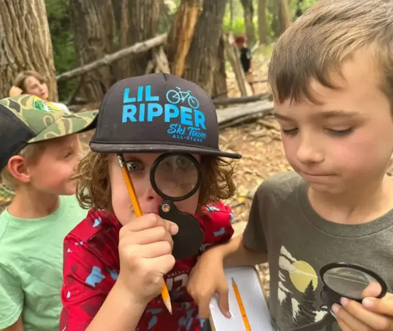 Kids finding the smallest things.