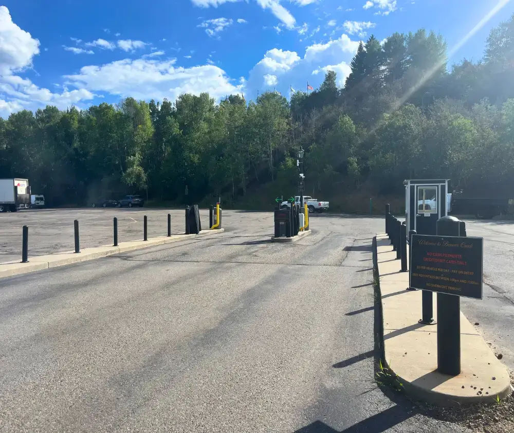 Elk Lot Entrance